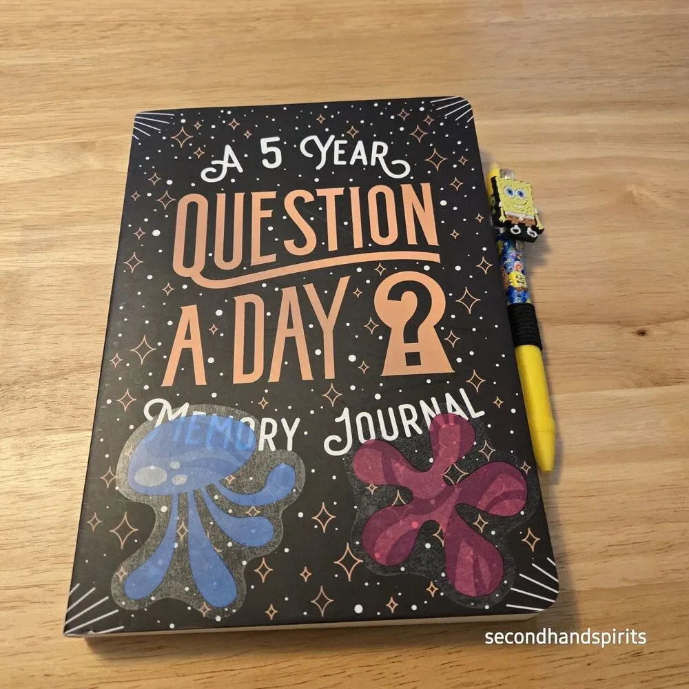 A 5 Year Question A Day? Memory Journal by Piccadilly Paperback NEW SpongeBob